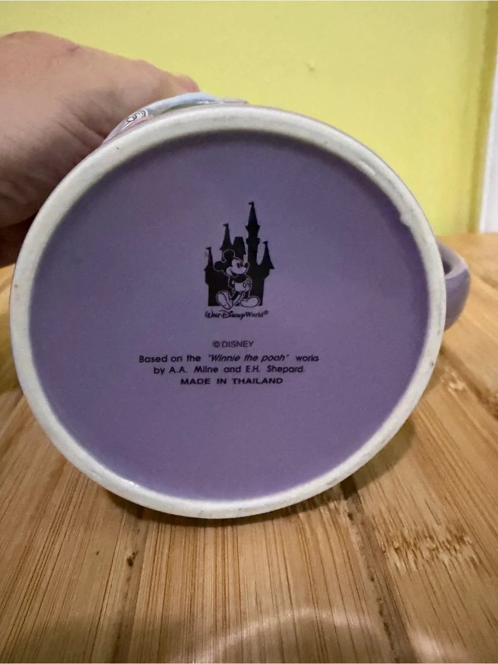 Disney Eeyore Lavender Ceramic Mug with Character Graphic